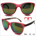 Plastik Unisex doppelte Farbe Sonnenbrille (WSP508305)